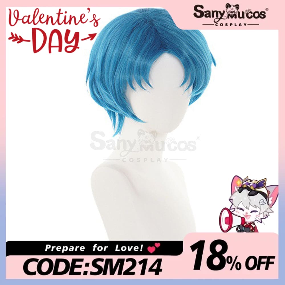 【In Stock】Anime Sailor Moon Cosplay Mercury Ami Mizuno Wig Wigs