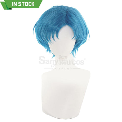 【In Stock】Anime Sailor Moon Cosplay Mercury Ami Mizuno Wig Wigs