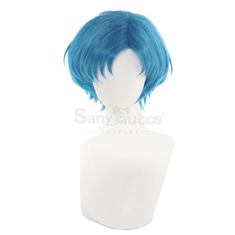 【In Stock】Anime Sailor Moon Cosplay Mercury Ami Mizuno Wig Wigs