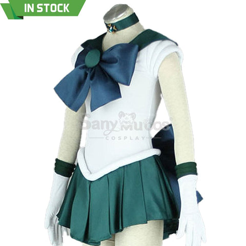 【In Stock】Anime Sailor Moon Cosplay Neptune Michiru Kaiou Battle Suit Costume Costumes