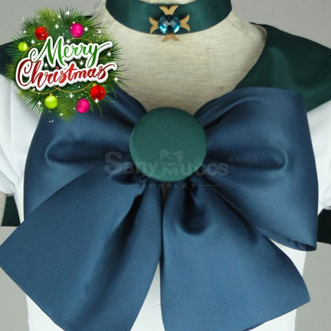 【In Stock】Anime Sailor Moon Cosplay Neptune Michiru Kaiou Battle Suit Costume Costumes