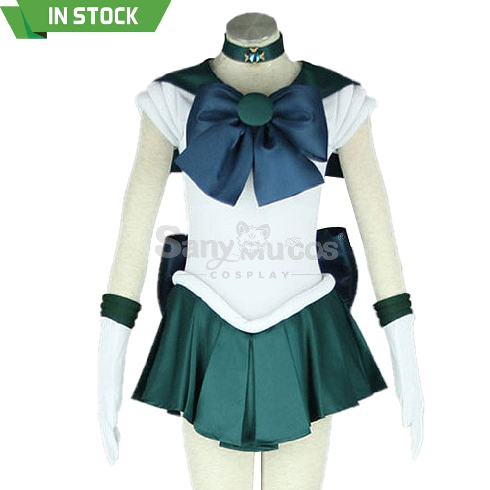 【In Stock】Anime Sailor Moon Cosplay Neptune Michiru Kaiou Battle Suit Costume Costumes