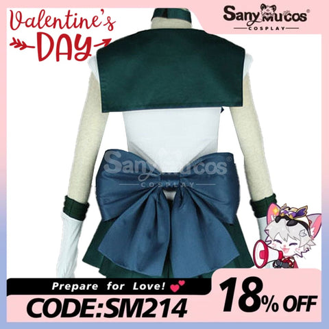 【In Stock】Anime Sailor Moon Cosplay Neptune Michiru Kaiou Battle Suit Costume Costumes