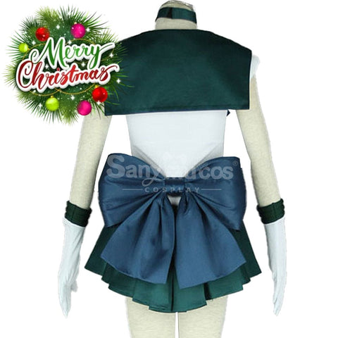 【In Stock】Anime Sailor Moon Cosplay Neptune Michiru Kaiou Battle Suit Costume Costumes