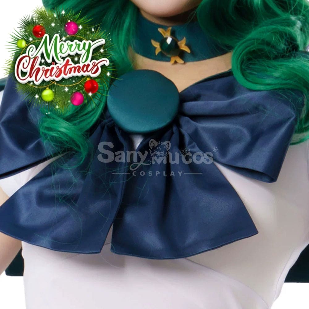 【In Stock】Anime Sailor Moon Cosplay Neptune Michiru Kaiou Battle Suit Costume Premium Edition