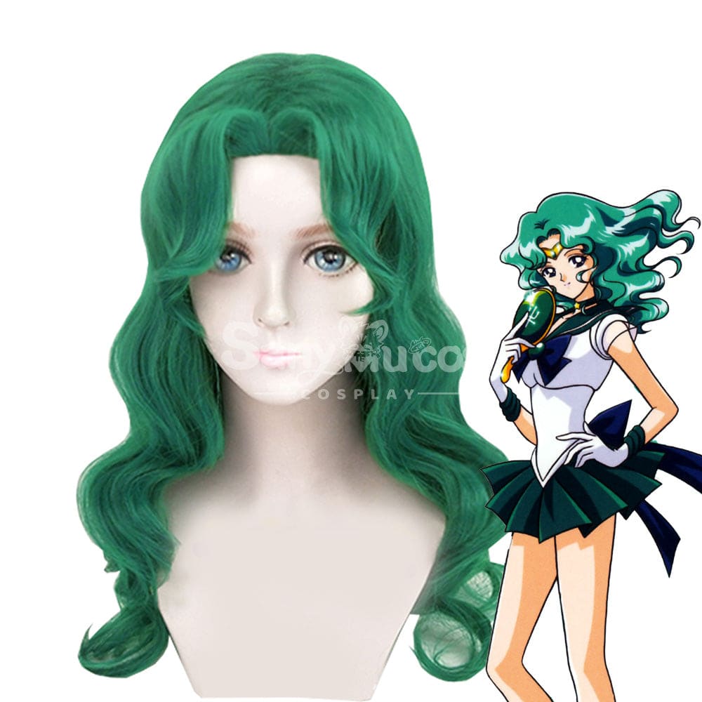 【In Stock】Anime Sailor Moon Cosplay Neptune Michiru Kaiou Wig Wigs