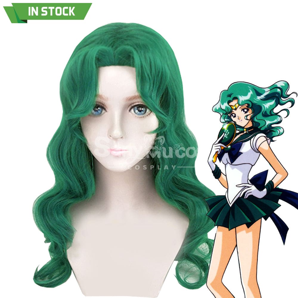 【In Stock】Anime Sailor Moon Cosplay Neptune Michiru Kaiou Wig Wigs