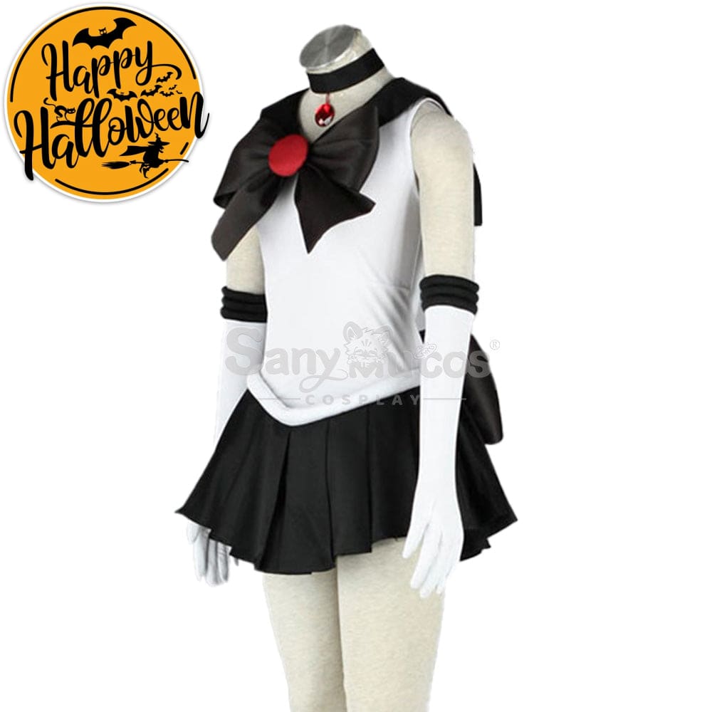 【In Stock】Anime Sailor Moon Cosplay Pluto Setsuna Meiou Battle Suit Costume Costumes