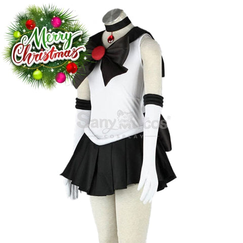 【In Stock】Anime Sailor Moon Cosplay Pluto Setsuna Meiou Battle Suit Costume Costumes