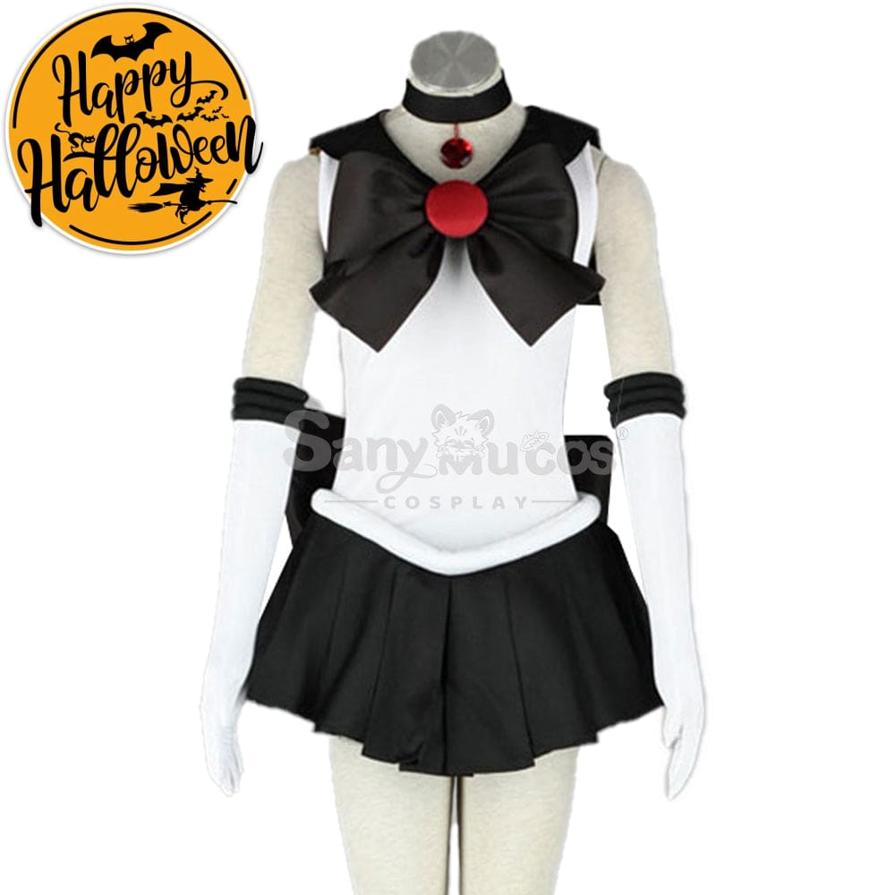 【In Stock】Anime Sailor Moon Cosplay Pluto Setsuna Meiou Battle Suit Costume Costumes