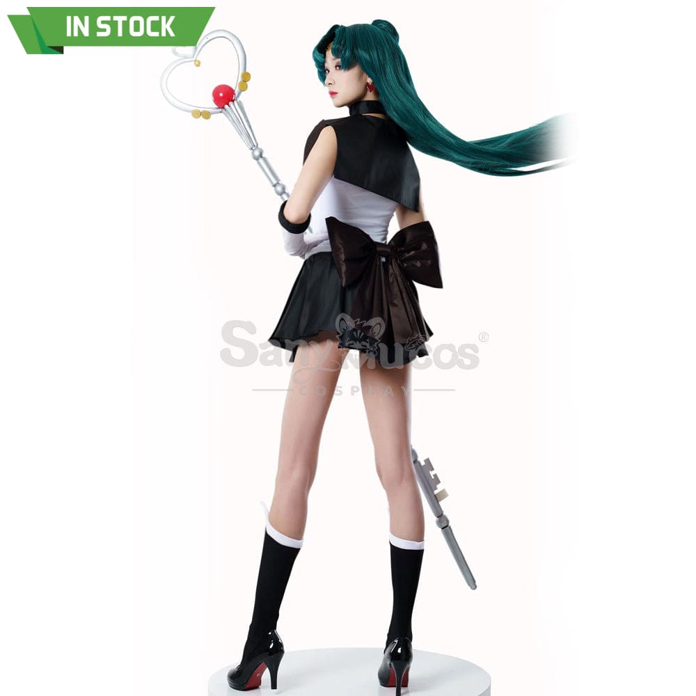 【In Stock】Anime Sailor Moon Cosplay Pluto Setsuna Meiou Battle Suit Costume Premium Edition Costumes