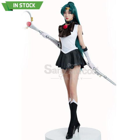 【In Stock】Anime Sailor Moon Cosplay Pluto Setsuna Meiou Battle Suit Costume Premium Edition Costumes