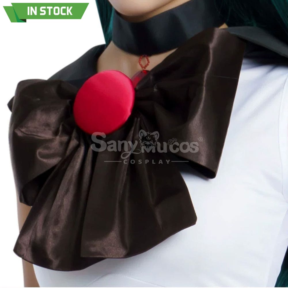 【In Stock】Anime Sailor Moon Cosplay Pluto Setsuna Meiou Battle Suit Costume Premium Edition Costumes