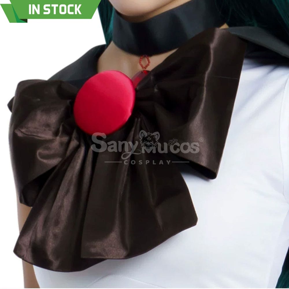 【In Stock】Anime Sailor Moon Cosplay Pluto Setsuna Meiou Battle Suit Costume Premium Edition Costumes