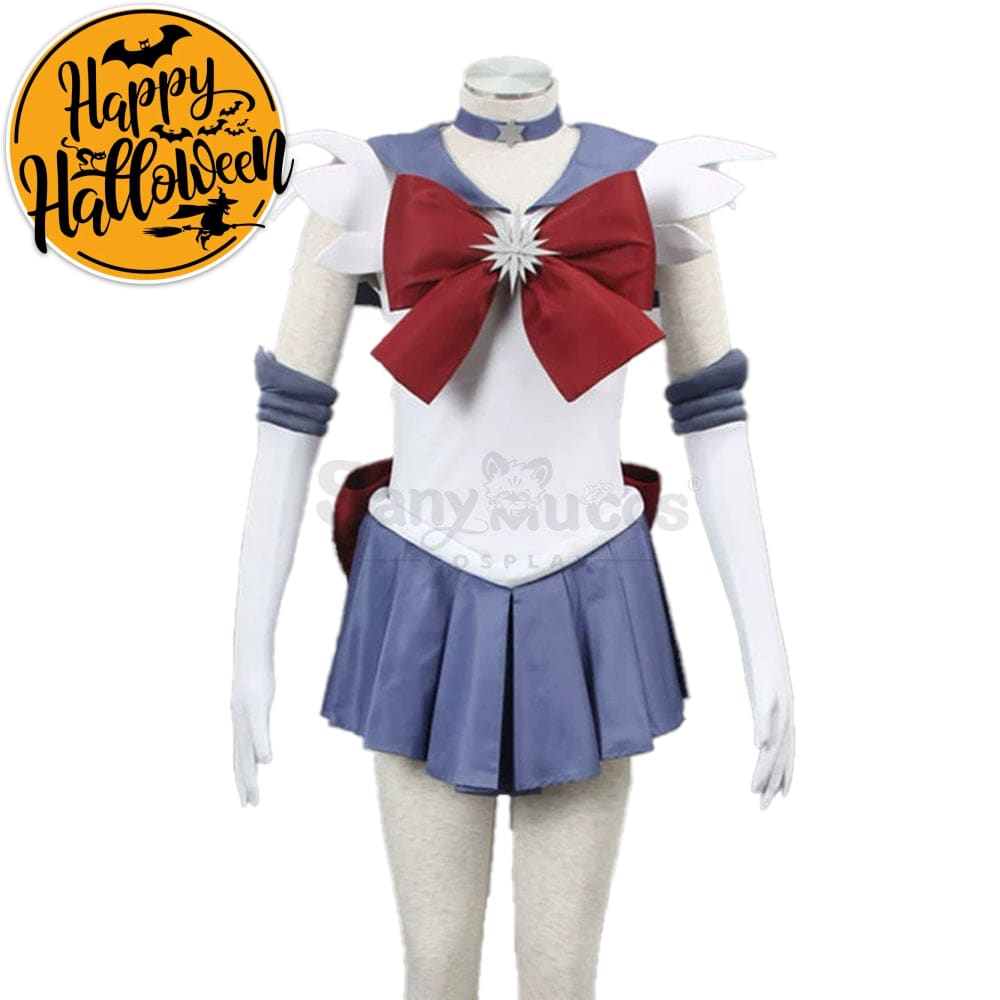 【In Stock】Anime Sailor Moon Cosplay Saturn Hotaru Tomoe Battle Suit Costume Costumes