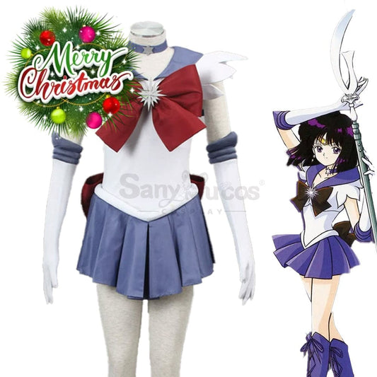 【In Stock】Anime Sailor Moon Cosplay Saturn Hotaru Tomoe Battle Suit Costume Costumes 1000