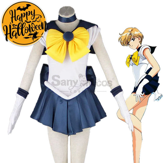 【In Stock】Anime Sailor Moon Cosplay Uranus Haruka Tenou Battle Suit Costume Costumes 1000