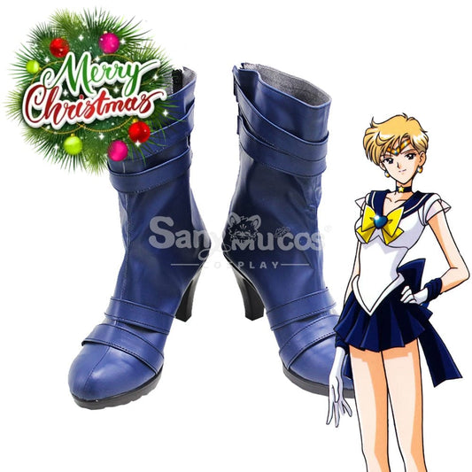 【In Stock】Anime Sailor Moon Cosplay Uranus Haruka Tenou Shoes Boots 1000