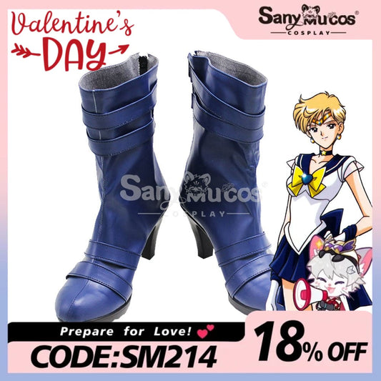 【In Stock】Anime Sailor Moon Cosplay Uranus Haruka Tenou Shoes Boots 1000