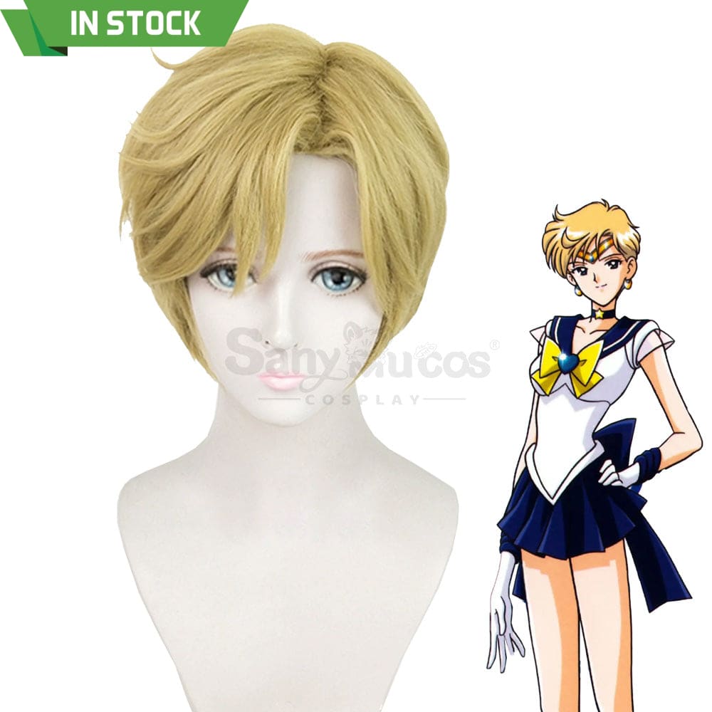 【In Stock】Anime Sailor Moon Cosplay Uranus Haruka Tenou Wig Wigs