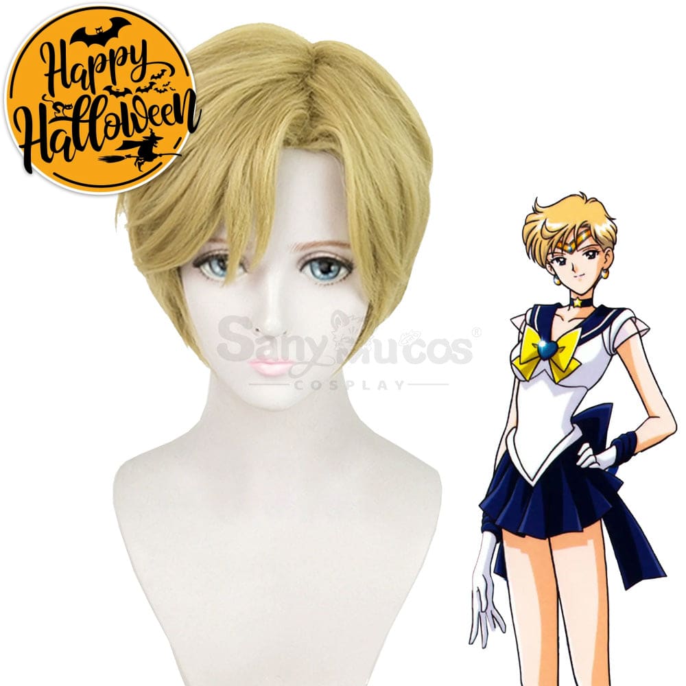 【In Stock】Anime Sailor Moon Cosplay Uranus Haruka Tenou Wig Wigs