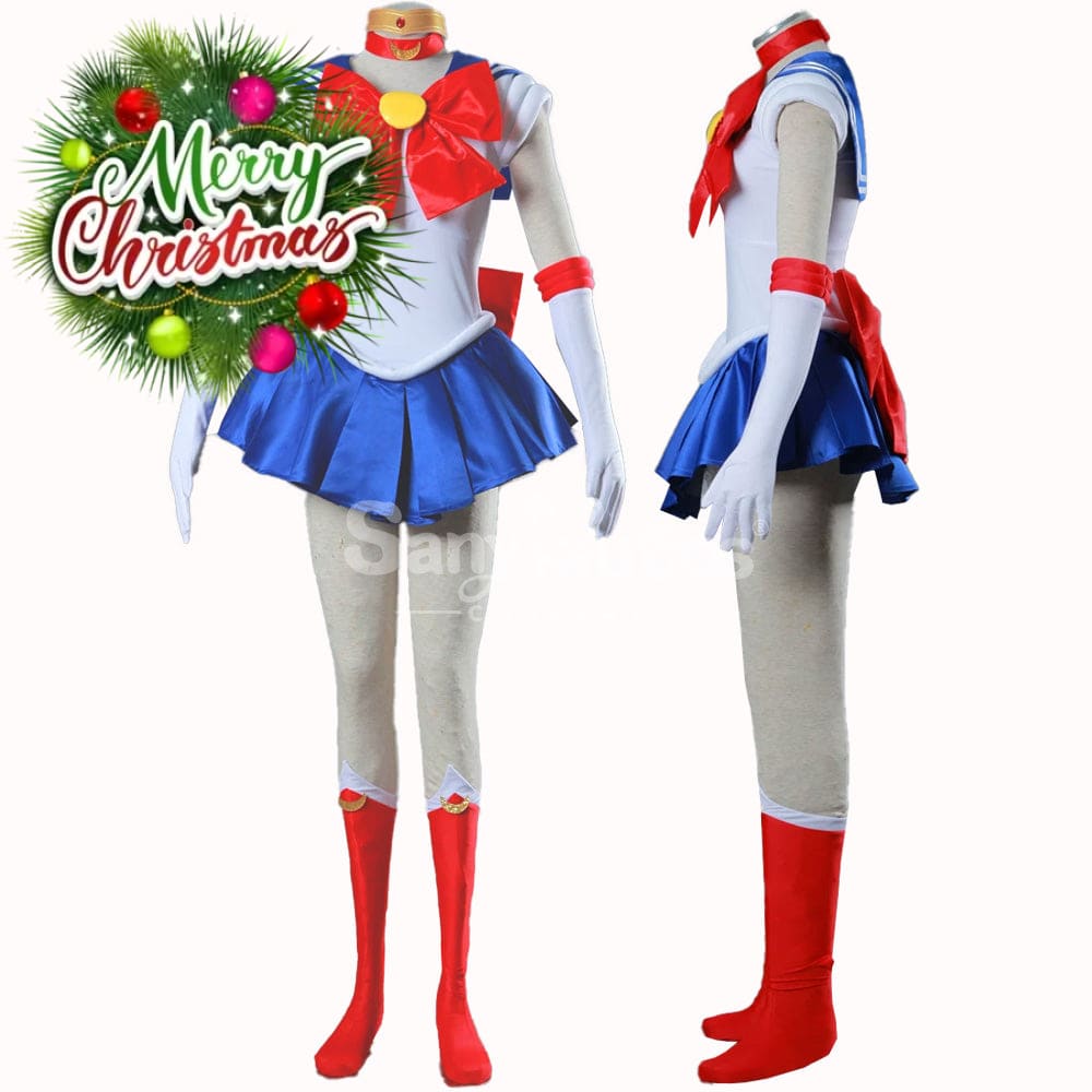 【In Stock】Anime Sailor Moon Cosplay Usagi Tsukino Battle Suit Costume Costumes