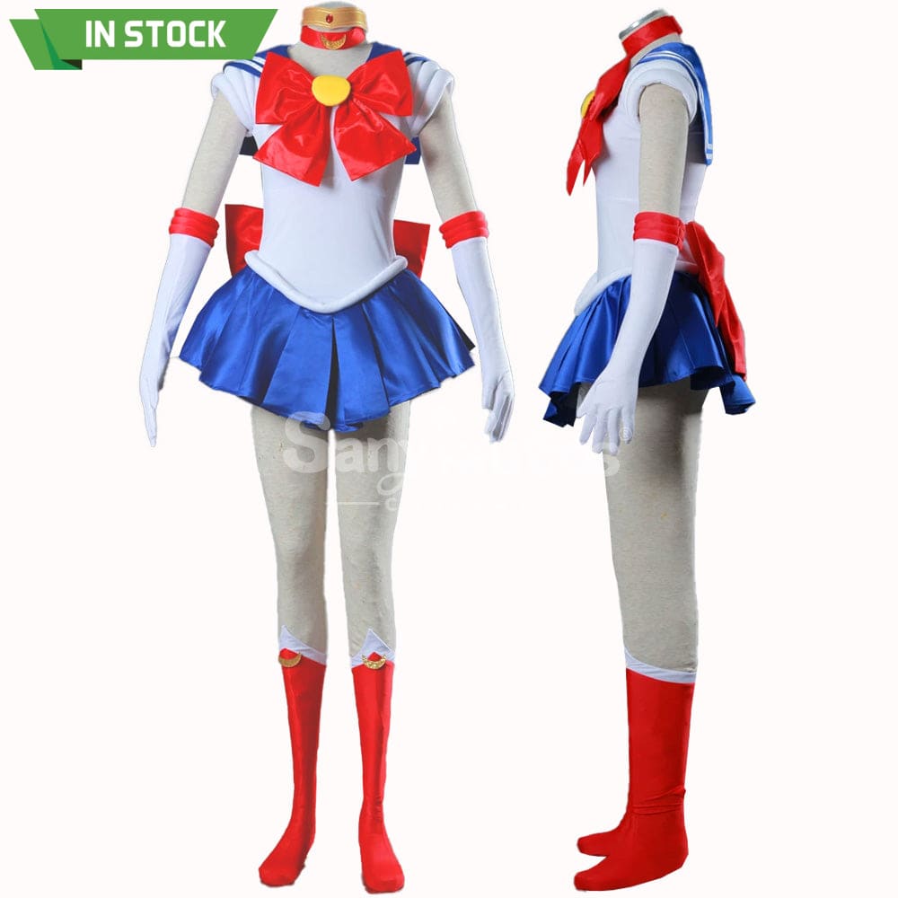 【In Stock】Anime Sailor Moon Cosplay Usagi Tsukino Battle Suit Costume Costumes