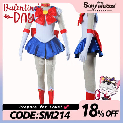 【In Stock】Anime Sailor Moon Cosplay Usagi Tsukino Battle Suit Costume Costumes