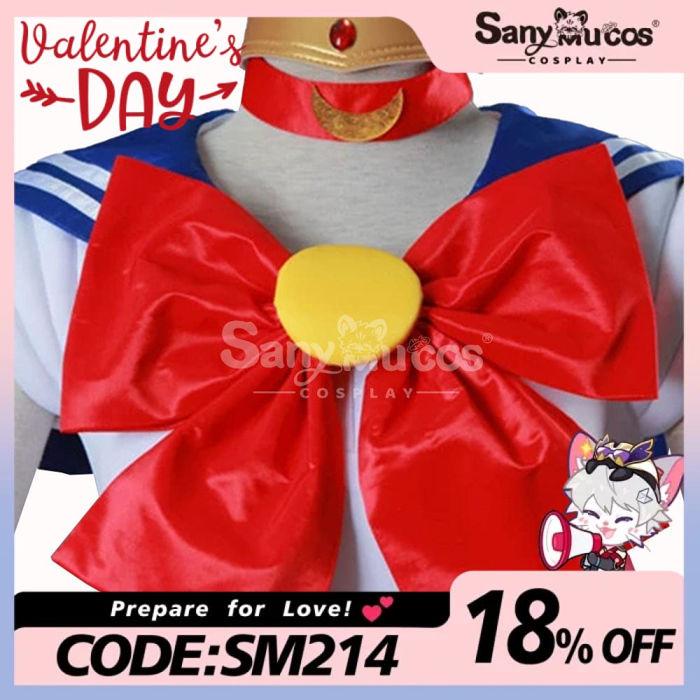 【In Stock】Anime Sailor Moon Cosplay Usagi Tsukino Battle Suit Costume Costumes