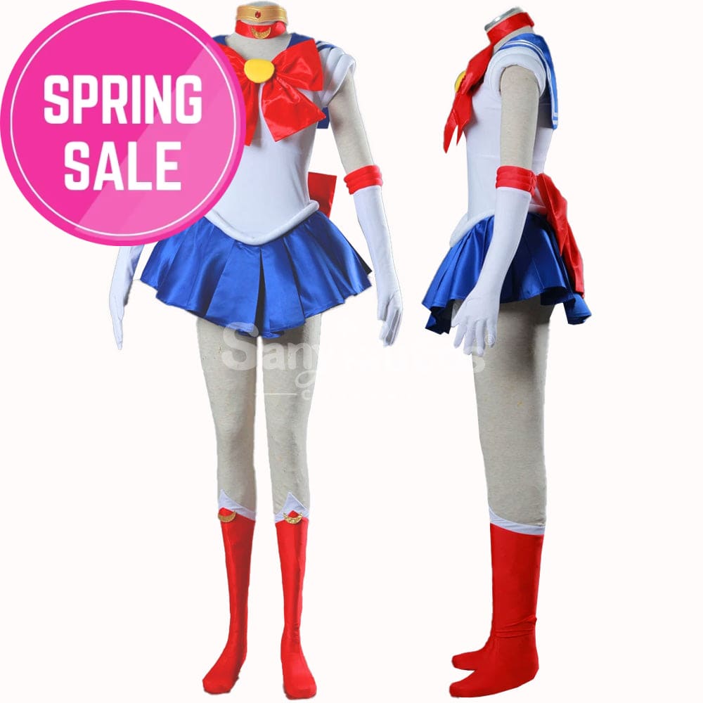 【In Stock】Anime Sailor Moon Cosplay Usagi Tsukino Battle Suit Costume Costumes