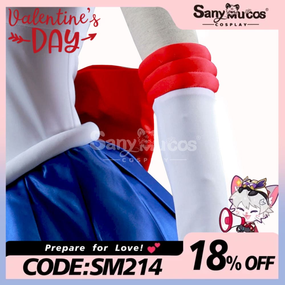 【In Stock】Anime Sailor Moon Cosplay Usagi Tsukino Battle Suit Costume Costumes