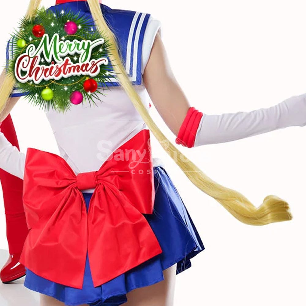 【In Stock】Anime Sailor Moon Cosplay Usagi Tsukino Battle Suit Costume Premium Edition Costumes