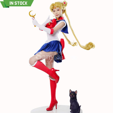 【In Stock】Anime Sailor Moon Cosplay Usagi Tsukino Battle Suit Costume Premium Edition Costumes