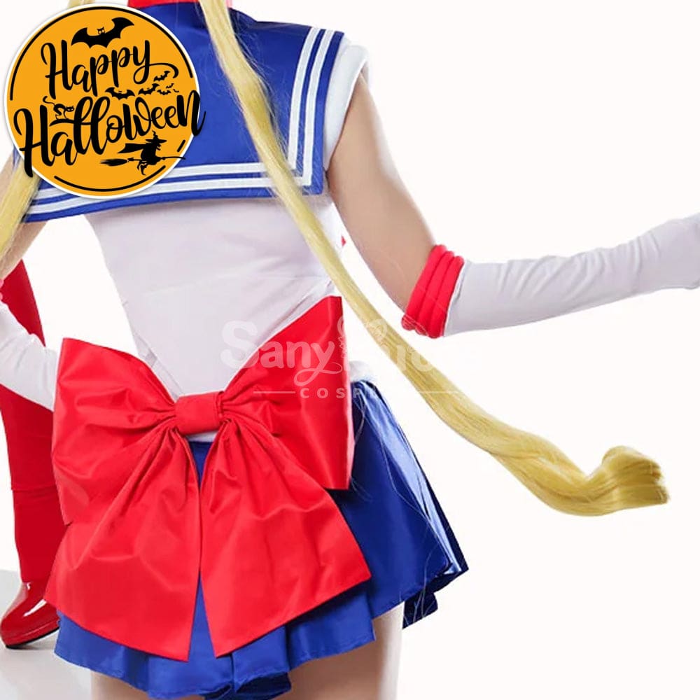 【In Stock】Anime Sailor Moon Cosplay Usagi Tsukino Battle Suit Costume Premium Edition Costumes