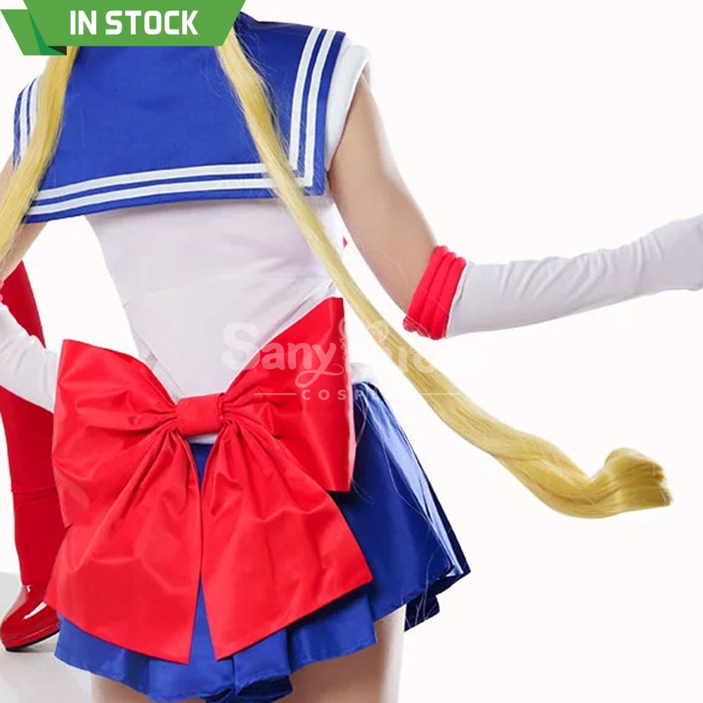 【In Stock】Anime Sailor Moon Cosplay Usagi Tsukino Battle Suit Costume Premium Edition Costumes