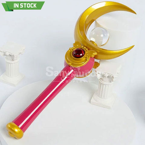 【In Stock】Anime Sailor Moon Cosplay Usagi Tsukino Transformation Rod Prop