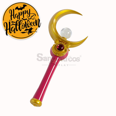 【In Stock】Anime Sailor Moon Cosplay Usagi Tsukino Transformation Rod Prop