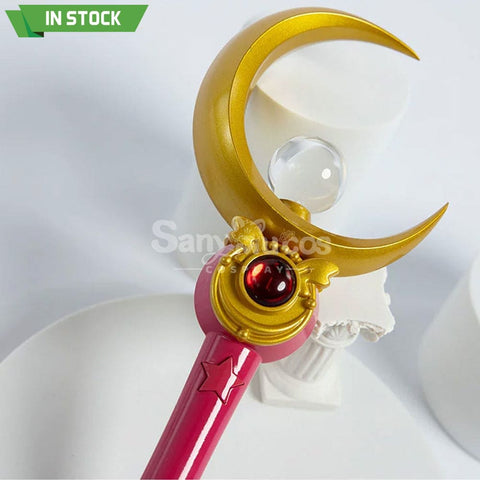 【In Stock】Anime Sailor Moon Cosplay Usagi Tsukino Transformation Rod Prop