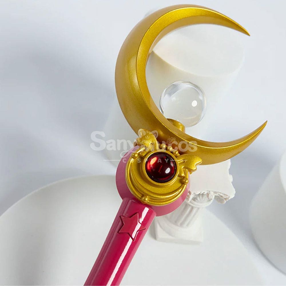 【In Stock】Anime Sailor Moon Cosplay Usagi Tsukino Transformation Rod Prop