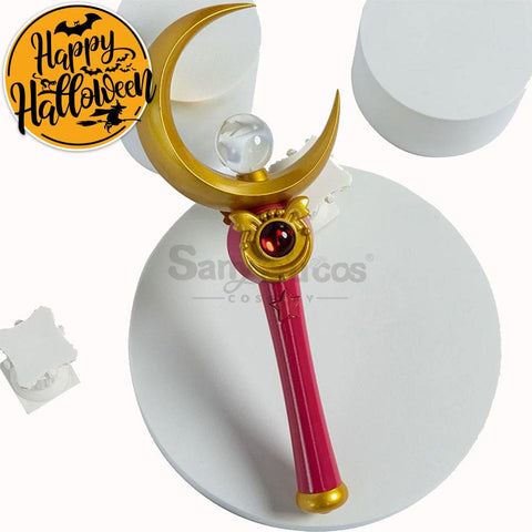【In Stock】Anime Sailor Moon Cosplay Usagi Tsukino Transformation Rod Prop