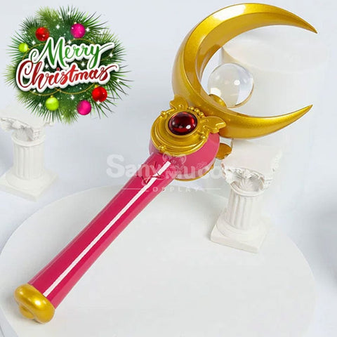 【In Stock】Anime Sailor Moon Cosplay Usagi Tsukino Transformation Rod Prop