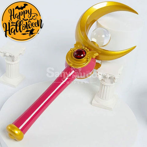 【In Stock】Anime Sailor Moon Cosplay Usagi Tsukino Transformation Rod Prop