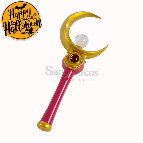 【In Stock】Anime Sailor Moon Cosplay Usagi Tsukino Transformation Rod Prop