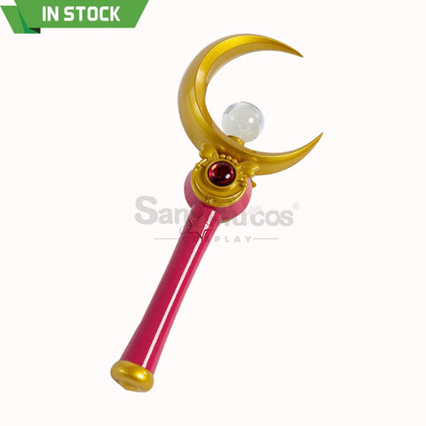 【In Stock】Anime Sailor Moon Cosplay Usagi Tsukino Transformation Rod Prop