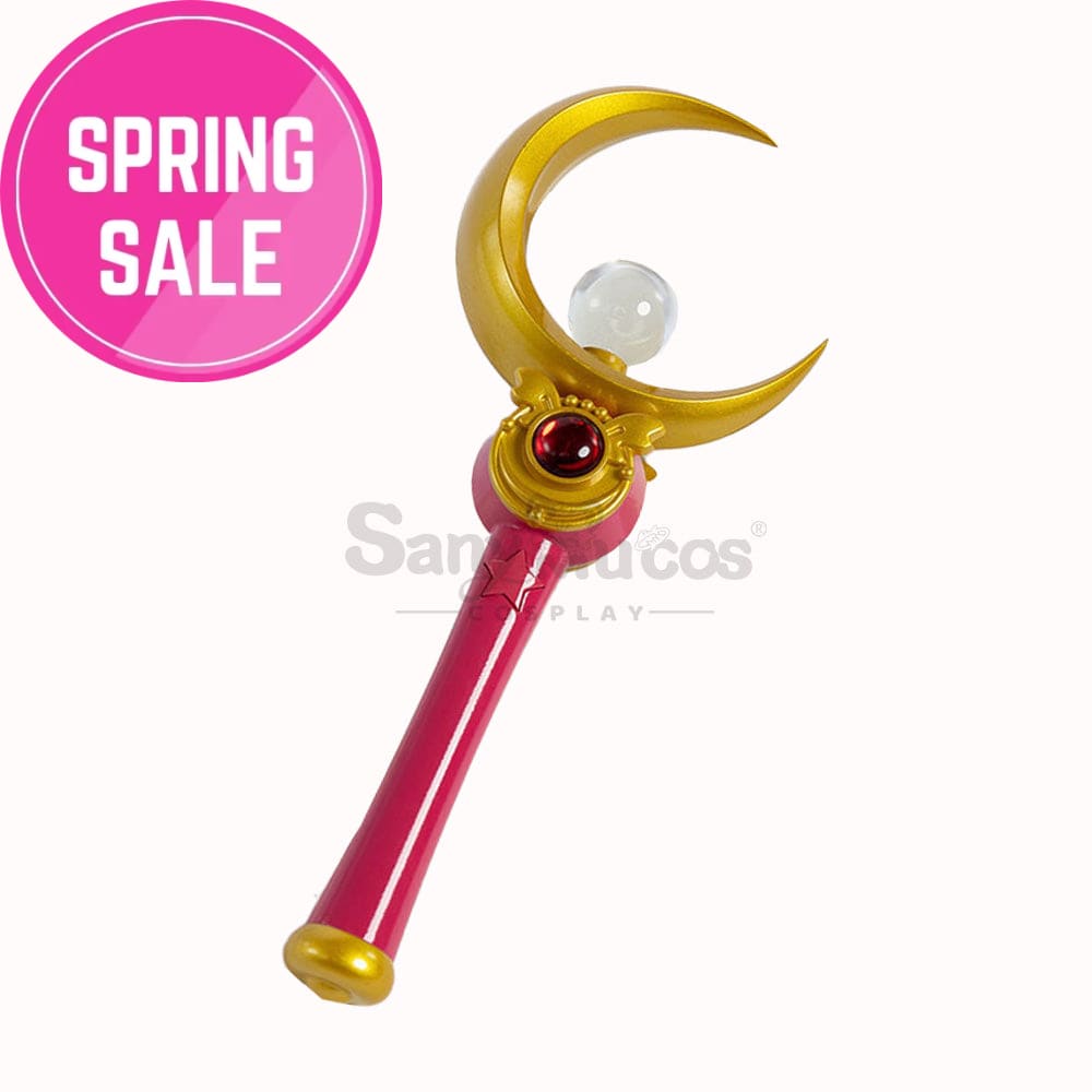 【In Stock】Anime Sailor Moon Cosplay Usagi Tsukino Transformation Rod Prop