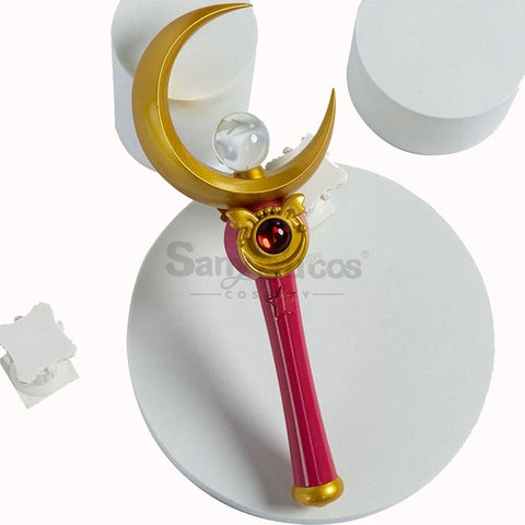 【In Stock】Anime Sailor Moon Cosplay Usagi Tsukino Transformation Rod Prop