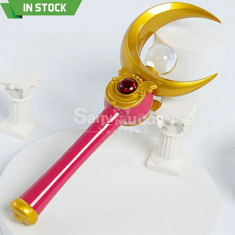 【In Stock】Anime Sailor Moon Cosplay Usagi Tsukino Transformation Rod Prop