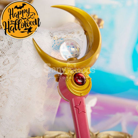 【In Stock】Anime Sailor Moon Cosplay Usagi Tsukino Transformation Rod Prop