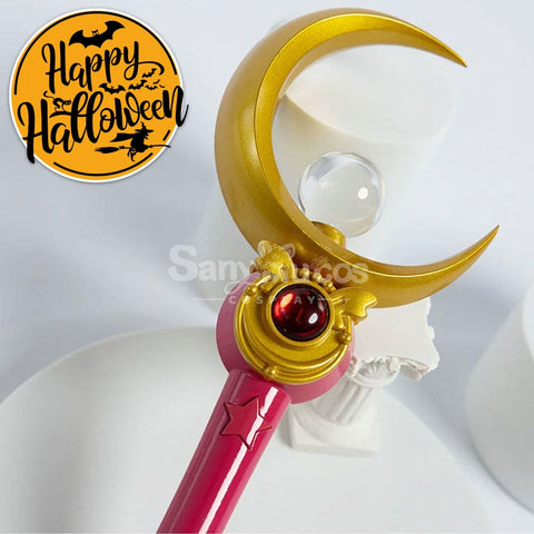 【In Stock】Anime Sailor Moon Cosplay Usagi Tsukino Transformation Rod Prop