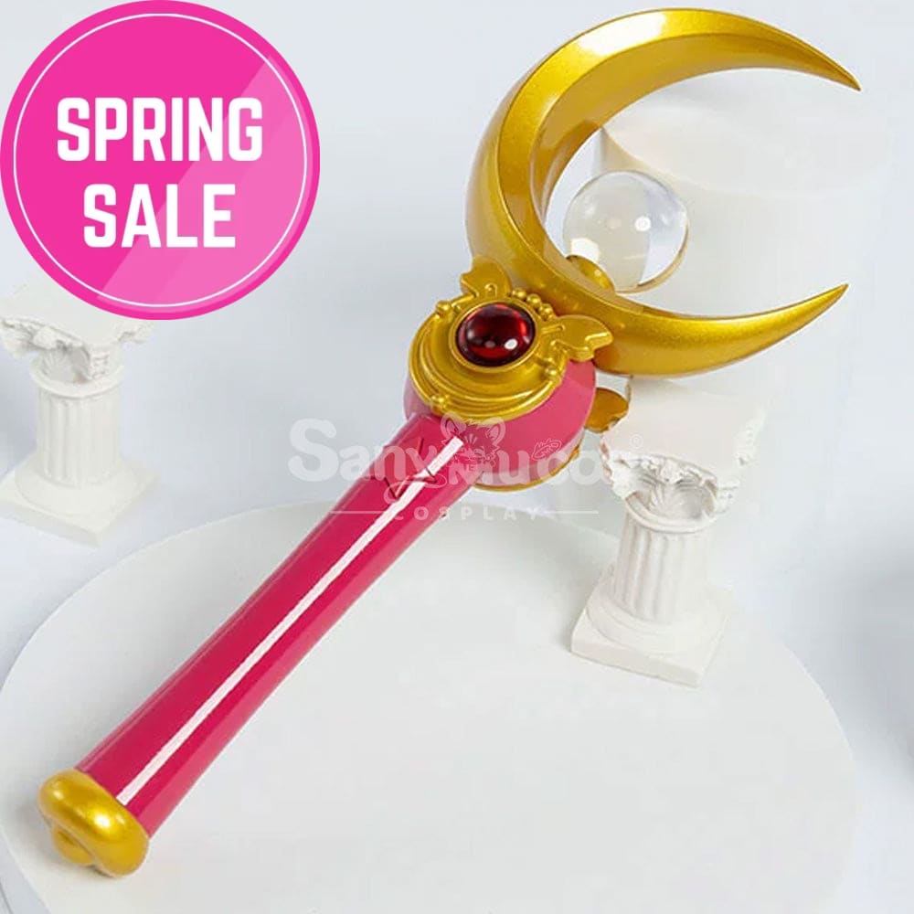 【In Stock】Anime Sailor Moon Cosplay Usagi Tsukino Transformation Rod Prop